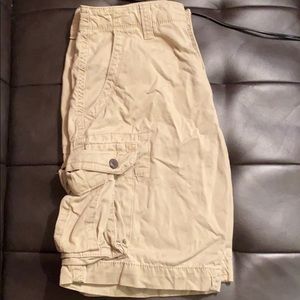 Khaki Cargo Shorts
